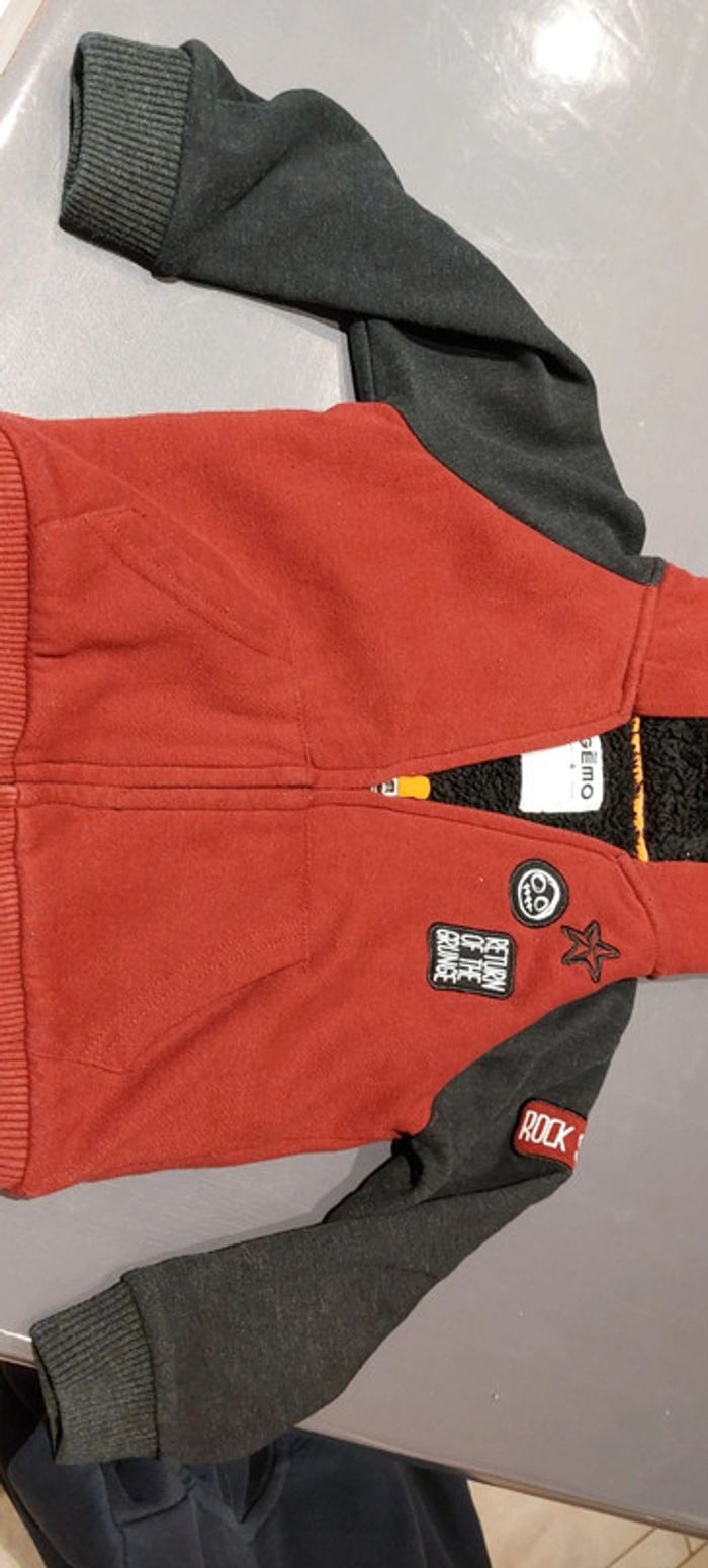 Veste polaire zippée capuche 4 ans - photo numéro 6