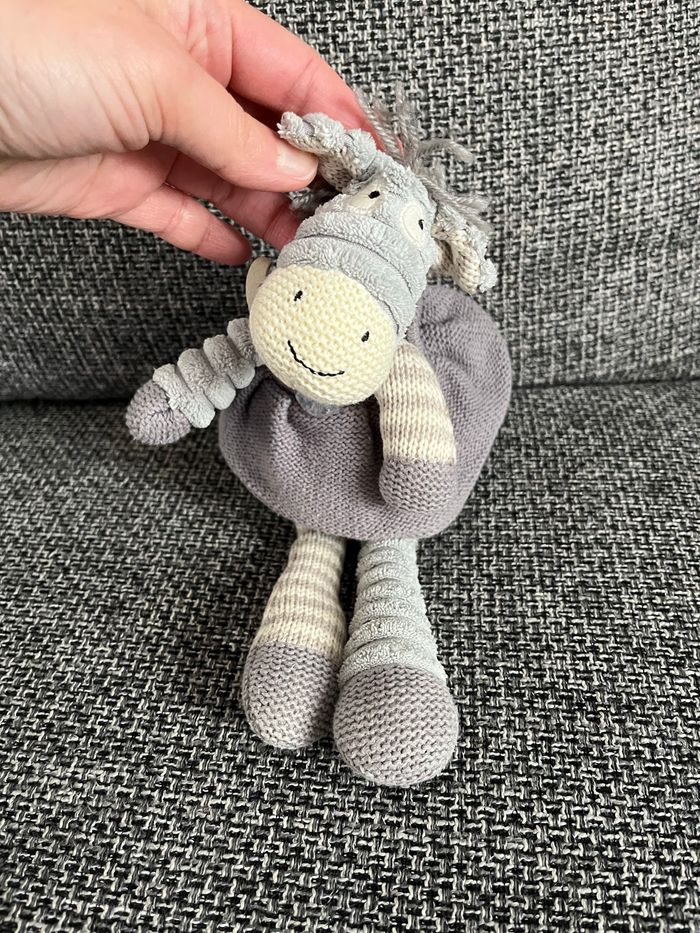 Doudou peluche âne