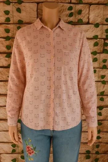 🌸Chemise Petits Chats 🌸Kiabi 🌸Taille 40🌸