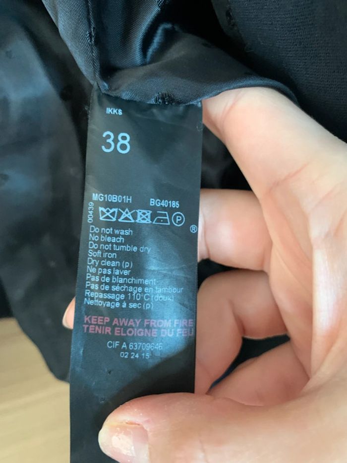 Veste blazer droite femme IKKS taille 38, - photo numéro 3