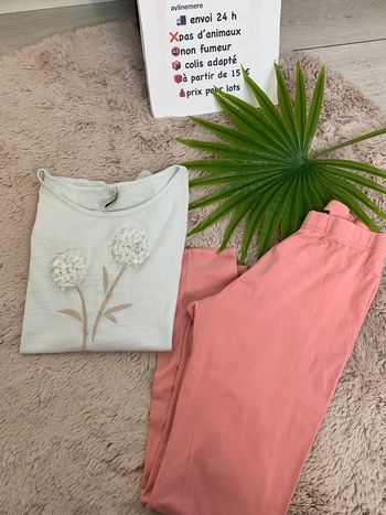 Ensemble legging+t shirt