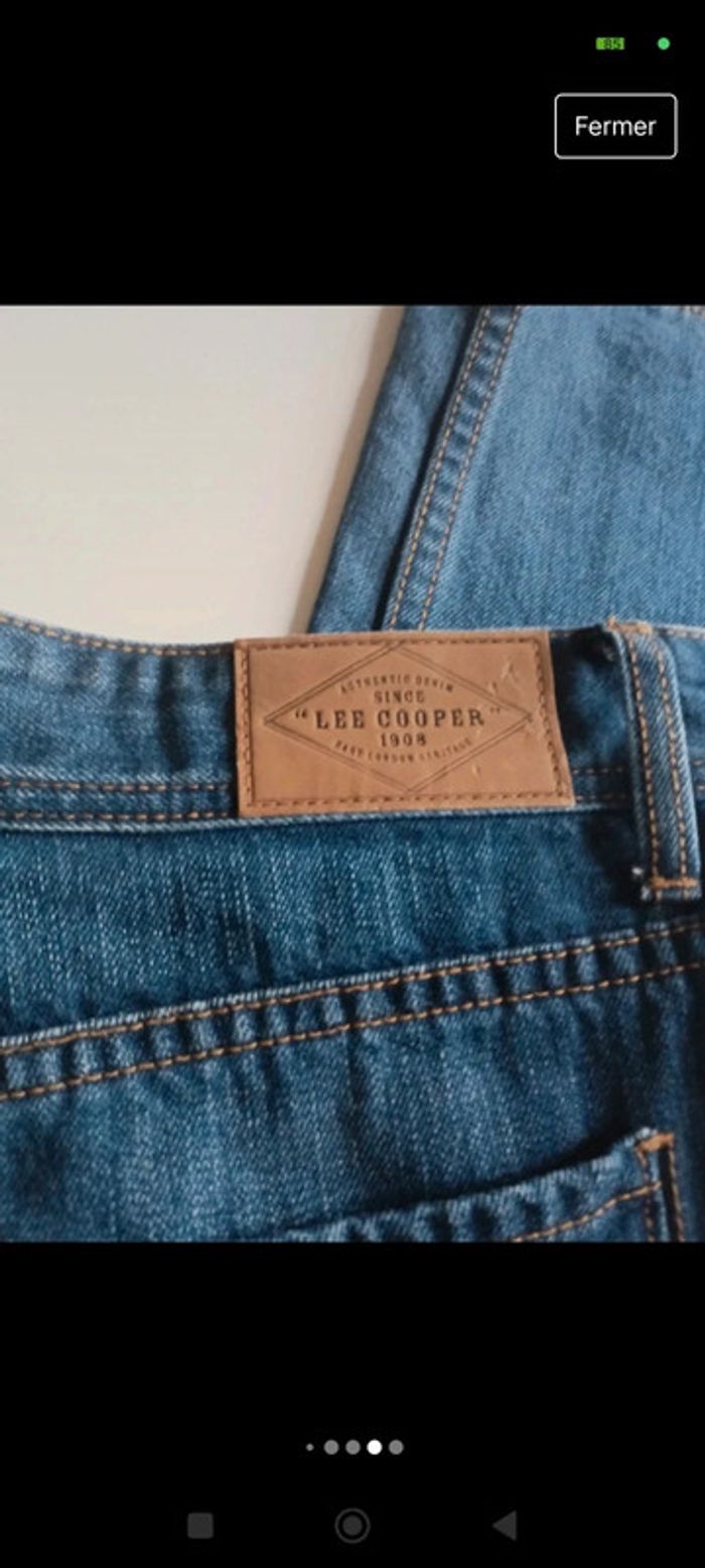Pantalon jeans homme Lee Cooper taille 44/46 coupe skinny - photo numéro 8