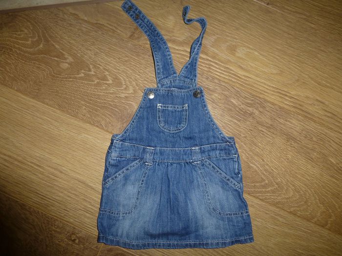 Salopette jupe en jeans In Extenso - 1 an
