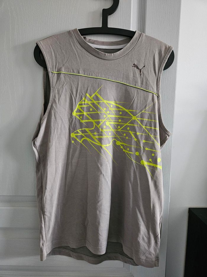 T-shirt sans manches ou marcel, de marque Puma - photo numéro 4