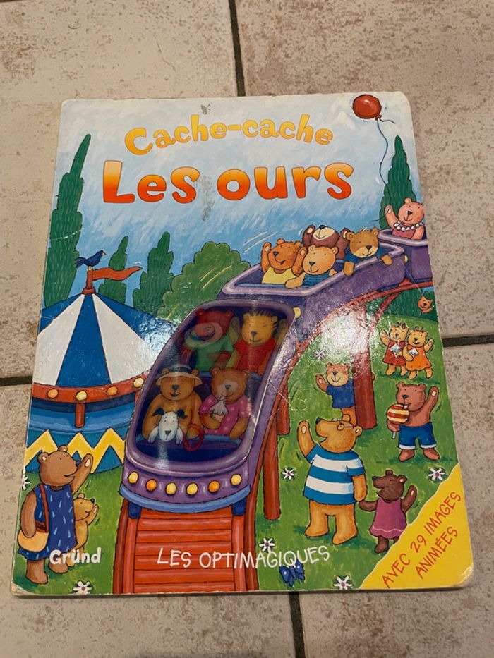 Livre enfant / bébé Cache-cache Les Ours