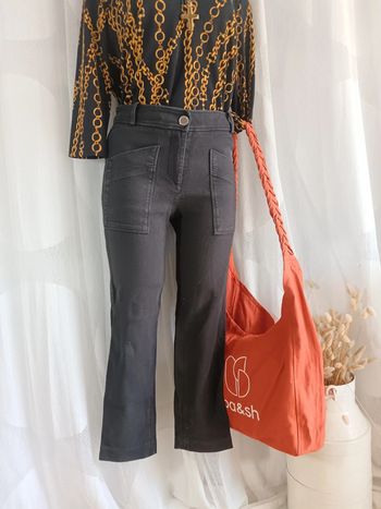 Ba&sh | Pantalon 7/8 noir | t. 0