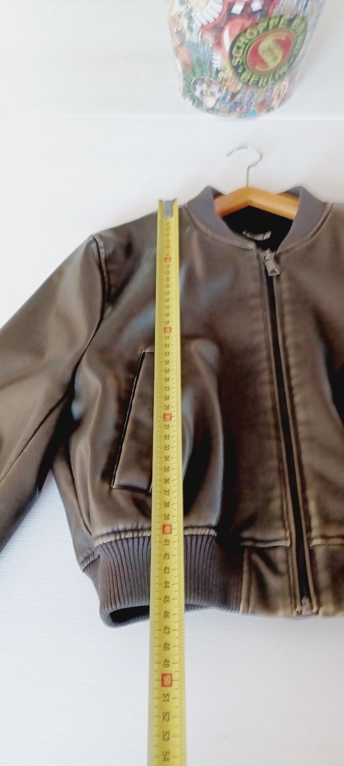 Blouson bombers simili cuir taille xs pull bear - photo numéro 5