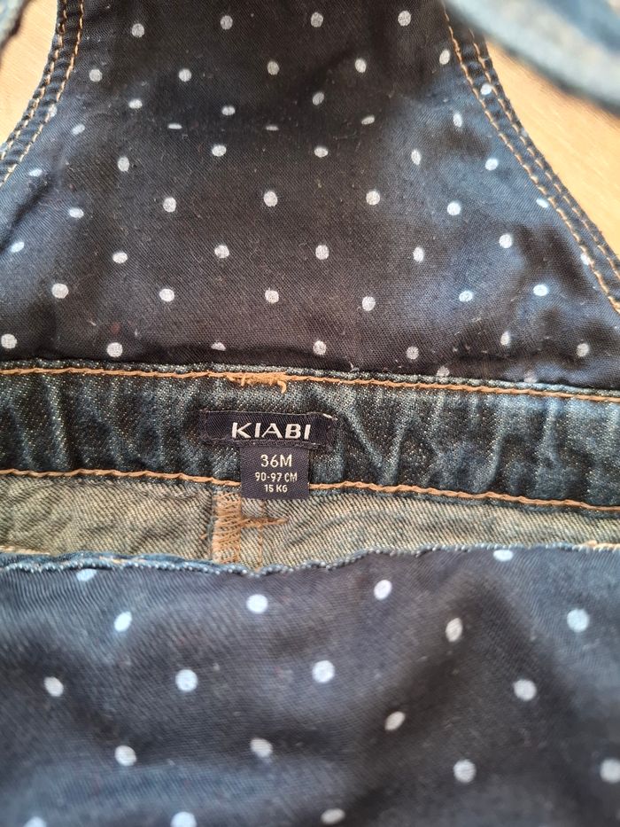 Robe jean kiabi 36 mois - photo numéro 3