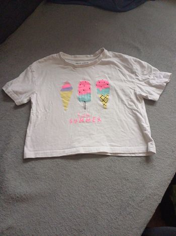 T-shirt hello summer motif glace