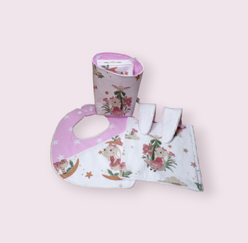 ensemble bébé en coton doublé d'éponge bambou, cadeau de naissance, kit naissance
