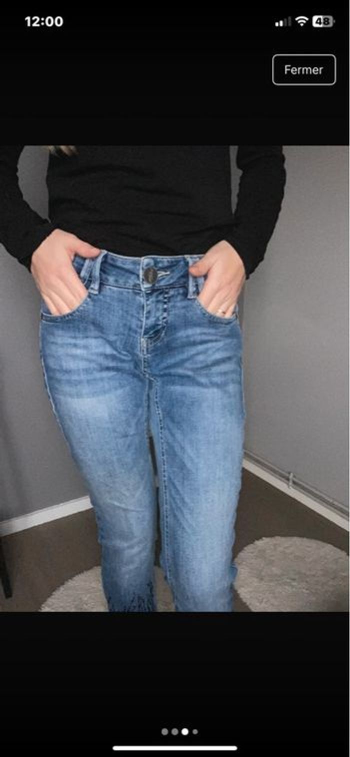 Jean bleu taille s - photo numéro 2