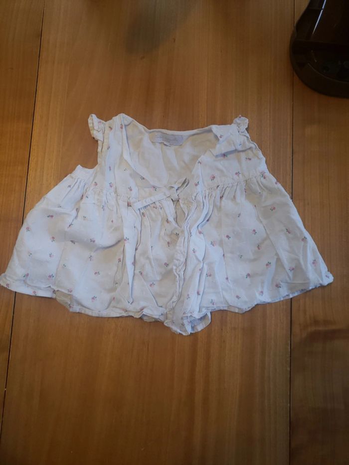 Ensemble robe courte et culotte 3 mois - photo numéro 2