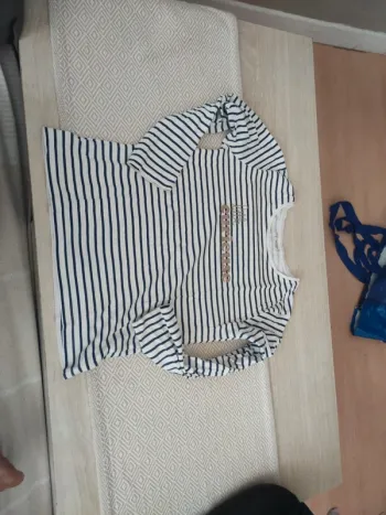 Marinière manches longues Little curieuse tao 10 ans