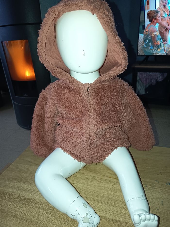 Manteau pilou pilou rose - photo numéro 2