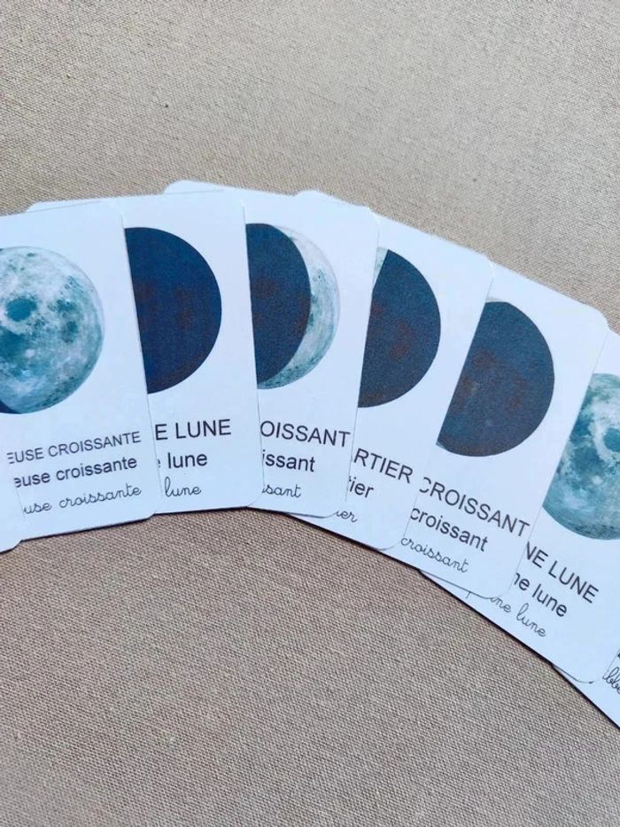 Cartes de nomenclature des phases de la lune - photo numéro 3