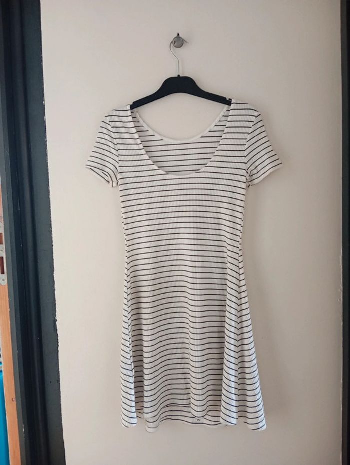 Robe été forme danseuse style marinière taille S - photo numéro 5