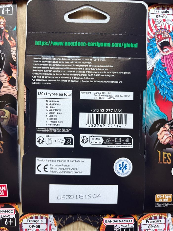 One Piece OP09 Booster Les Nouveaux Empereurs Scellé - photo numéro 2
