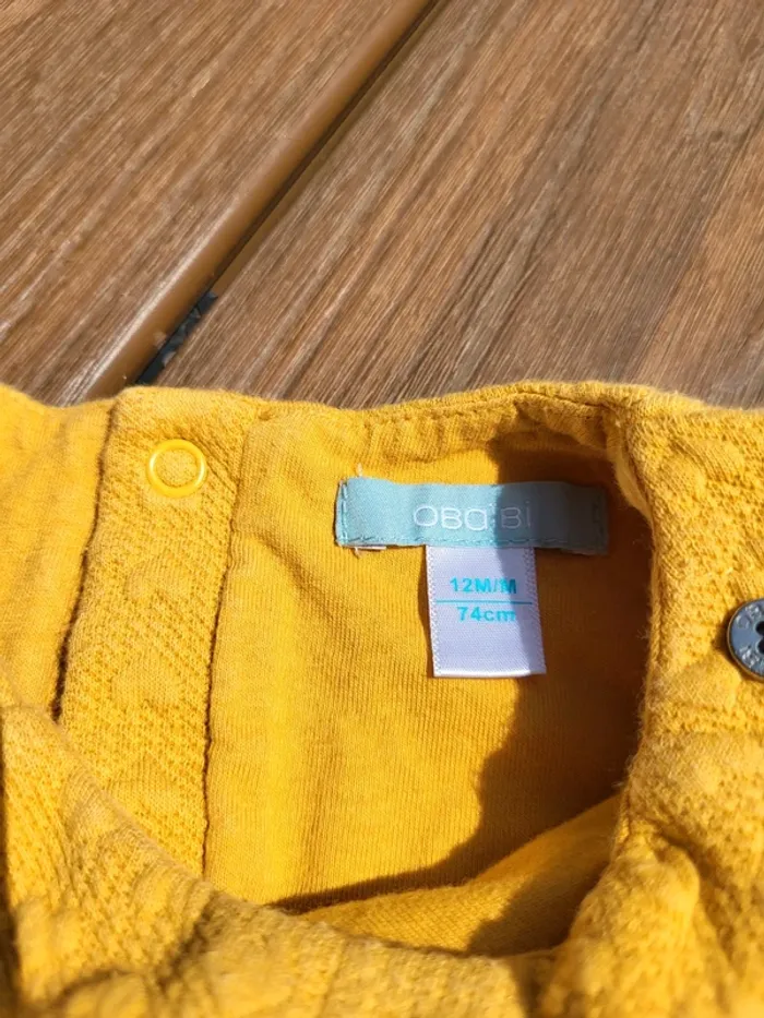 Robe moutarde obaibi 12 mois - photo numéro 2