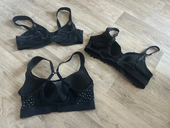Lot 3 soutien-gorge/brassière body essentials by tchibo , taille 95 C noir - photo numéro 5