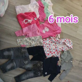 Lots de 16 vêtements 6 mois