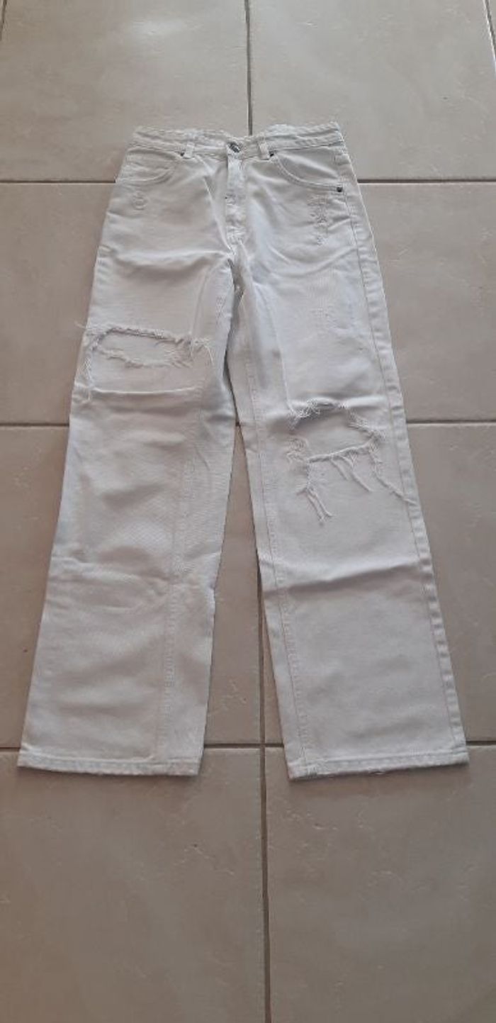 Jean blanc taille 32