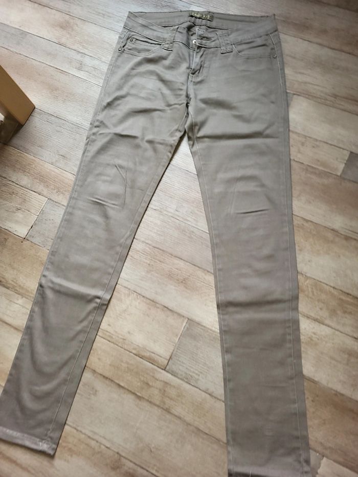 Jeans marron femme - photo numéro 2