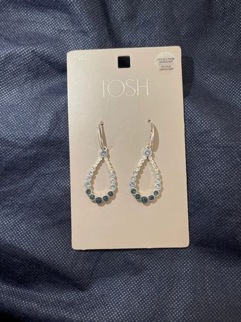 Boucle d’oreille cristaux Swarovski