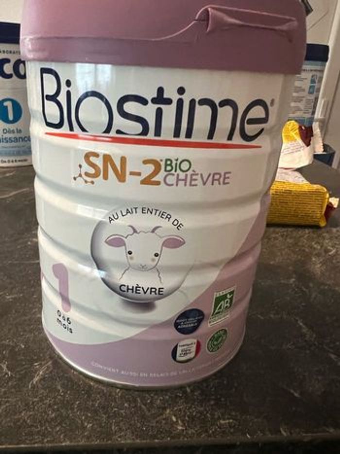 Lait infantile chèvre