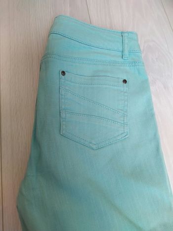 Pantacourt bleu turquoise