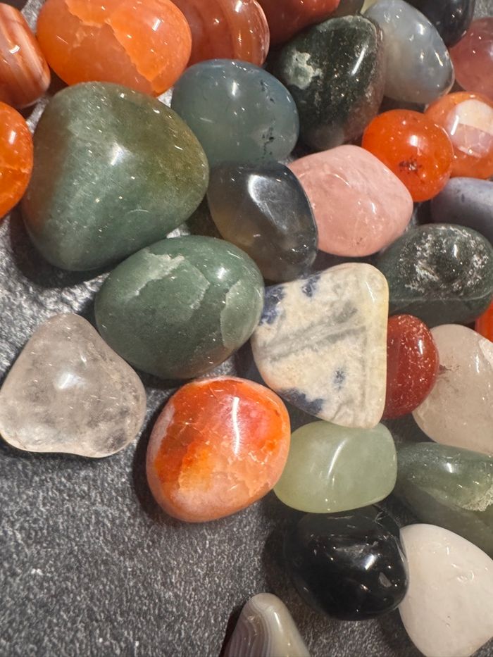 Lot de 320 g de Pierres Naturelles Polies – Collection variée – Lithothérapie & décoration - photo numéro 7