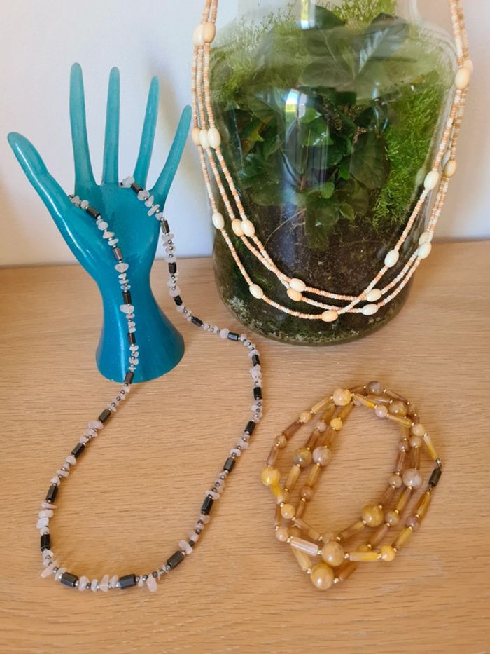 Colliers de perles vintage