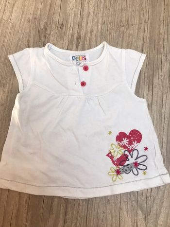 Tee shirt manche courte taille 12 mois
