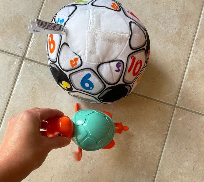 ZOZO mon ballon rigolo –tortue jouet de bain - photo numéro 7