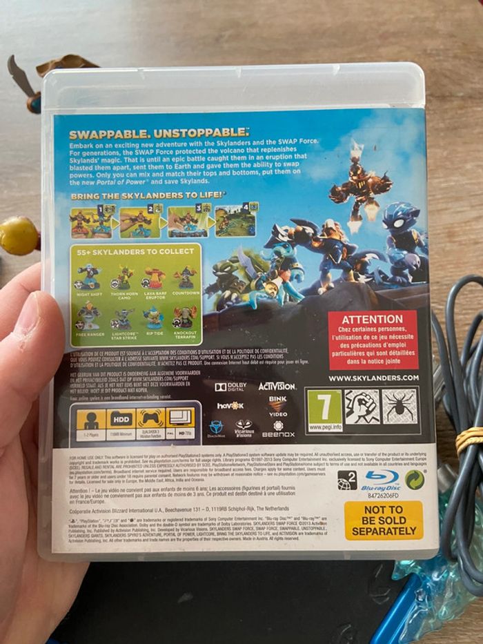 Lot de 6 figurines skylanders swap force + jeu ps3 - photo numéro 8
