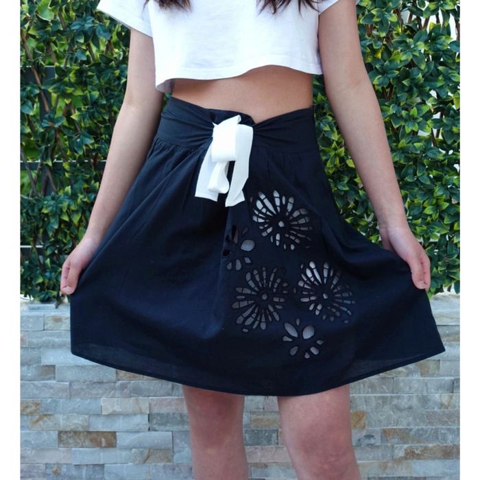 Jupe noir légère Promod, taille L (40)