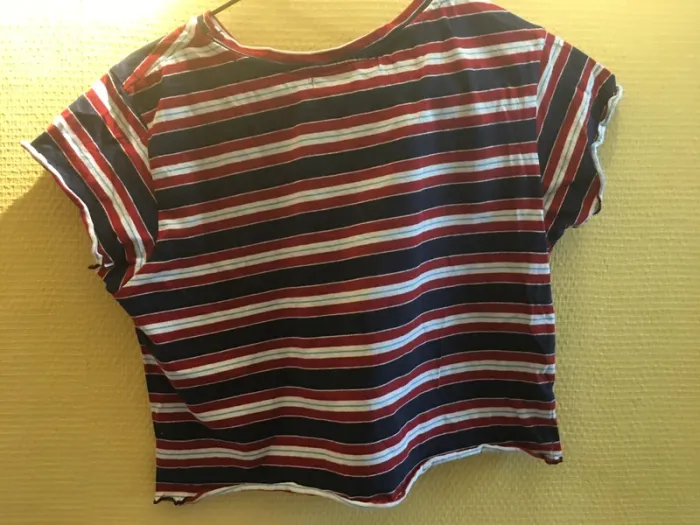 teeshirt rayé bleu-blanc-rouge - photo numéro 2