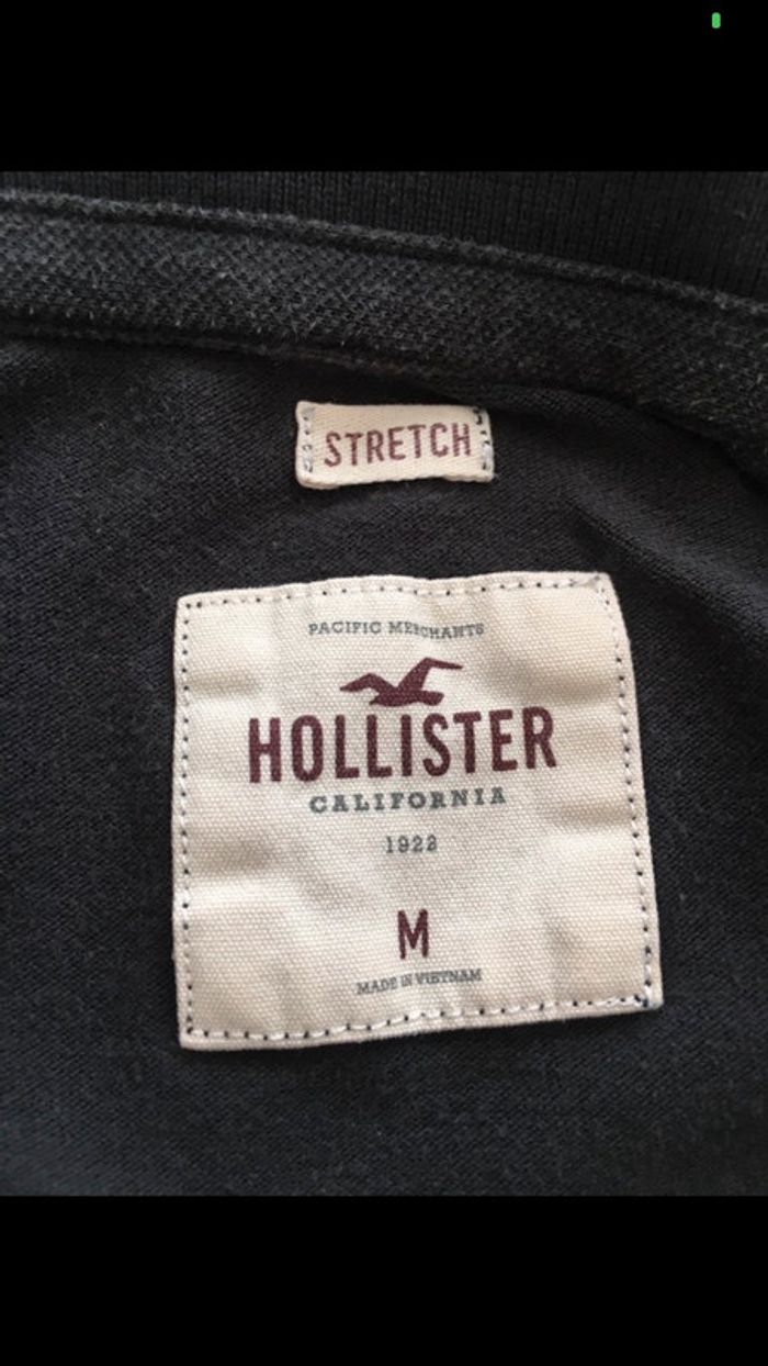 Polo noir hollister - photo numéro 4