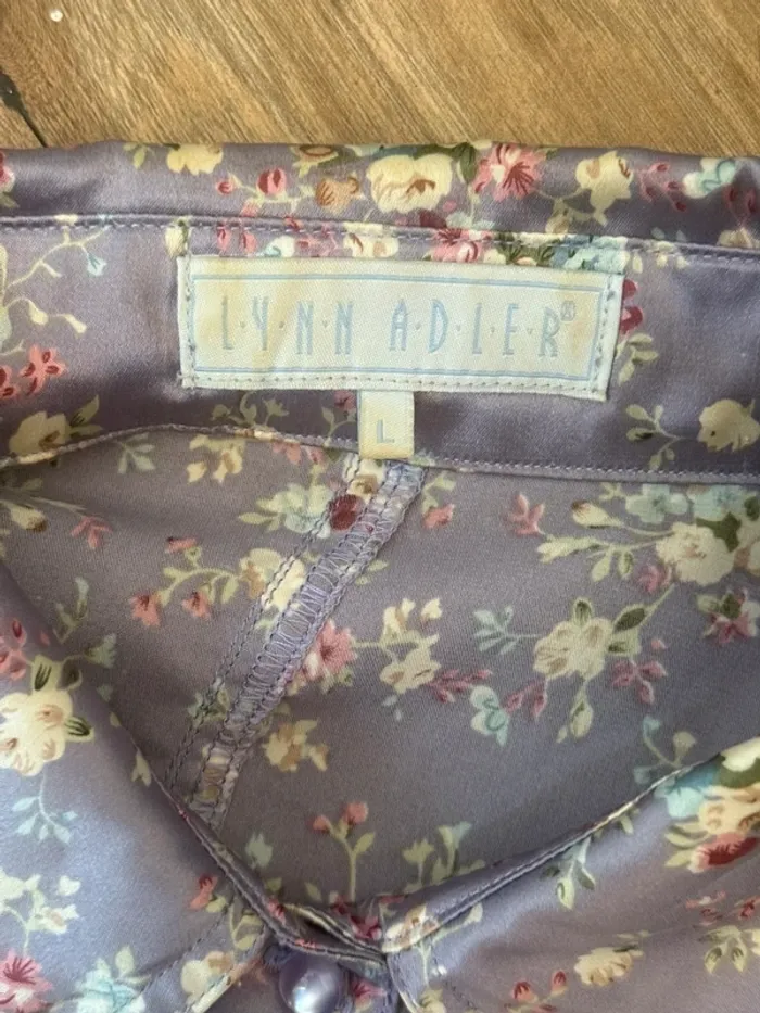 Chemise Lynn Adler – 100 % soie – Taille L - photo numéro 6