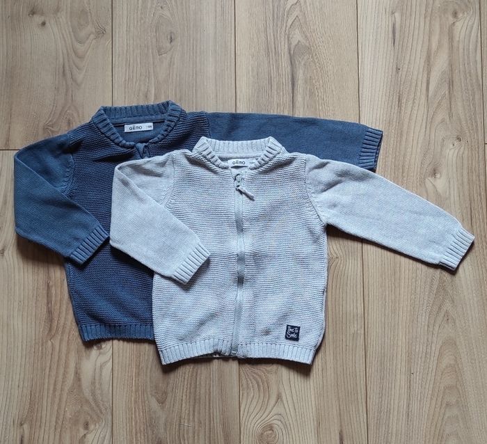 Lot 2 gilets 18 mois Gémo