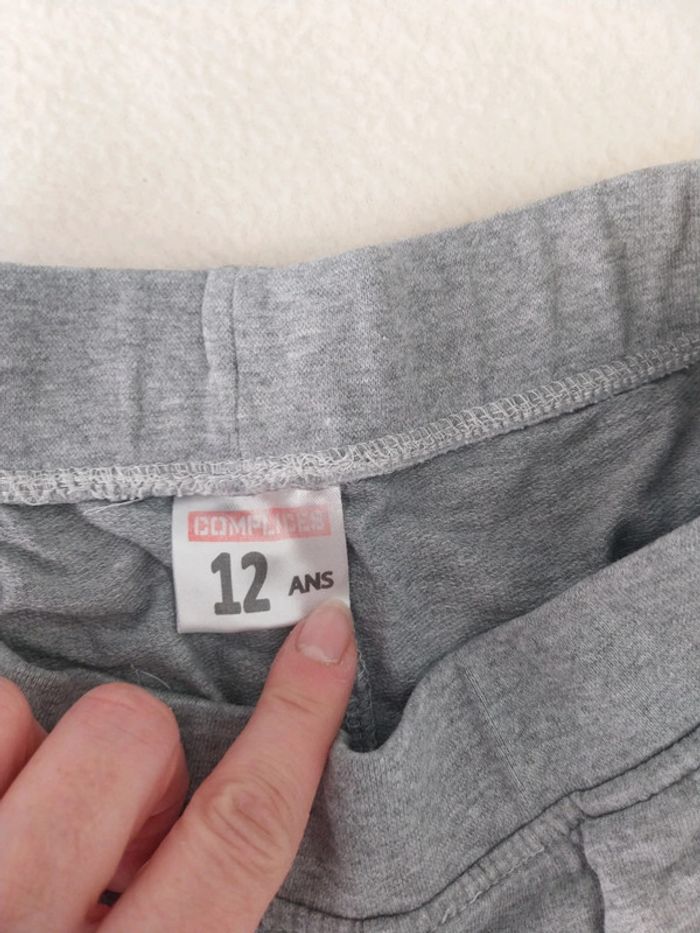 Short coton gris T12A complice - photo numéro 4