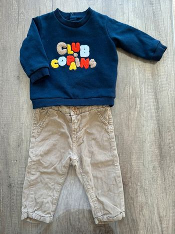 Ensemble pantalon pull 6 mois