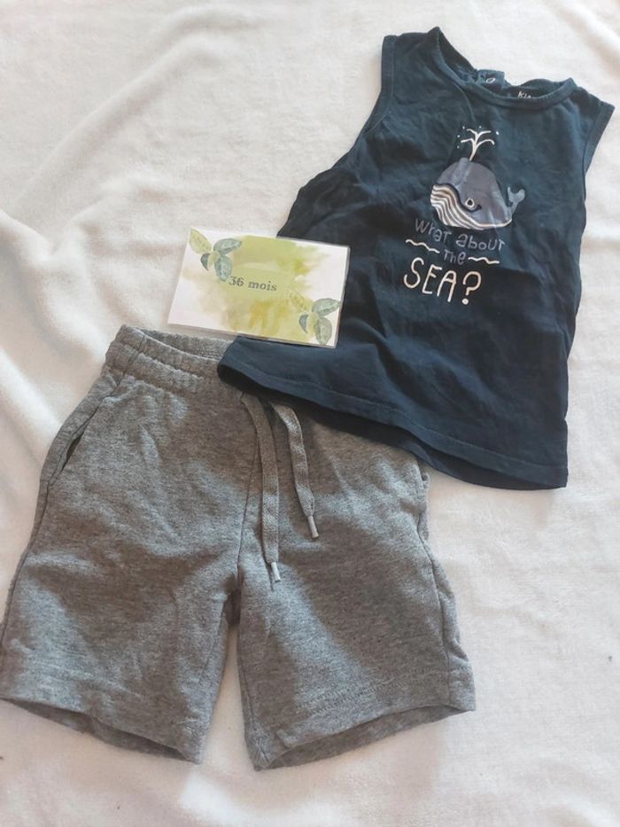 Ensemble short / débardeur