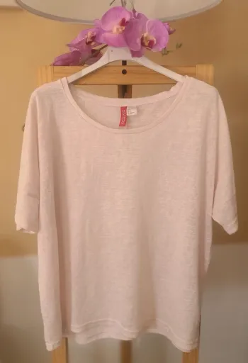 Tshirt rose pâle H&M taille S