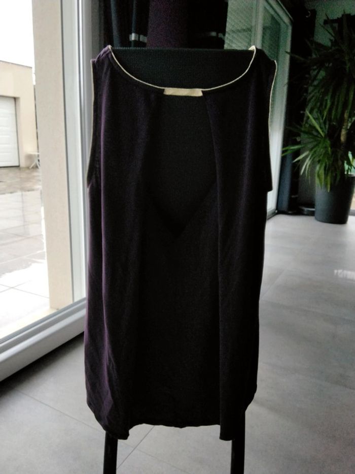 Haut prune/doré - photo numéro 2