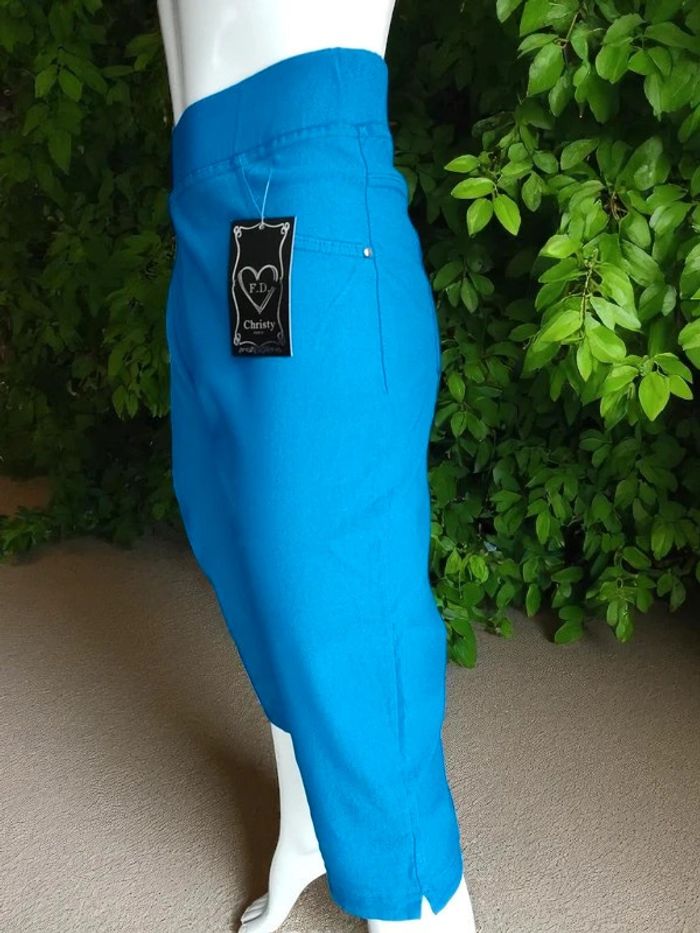 Pantacourt bleu roi - photo numéro 2