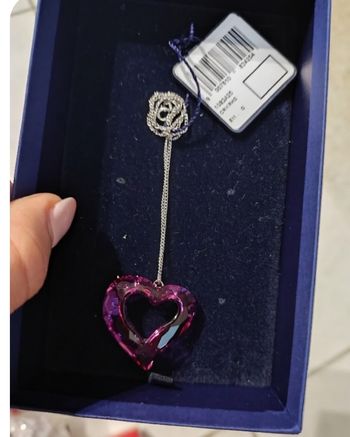 Pendentif coeur swarovski 