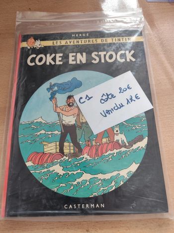 Bd tintin coke en stock c1