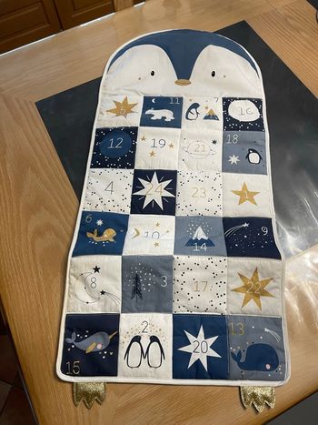 Calendrier de l’avent tissu