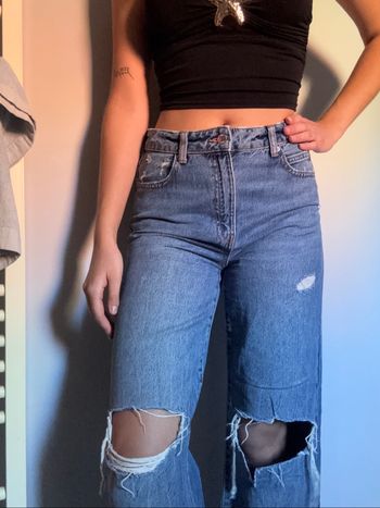 Wide leg jean