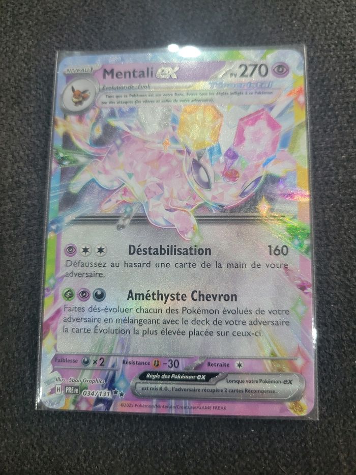 Carte Pokémon mentali ex